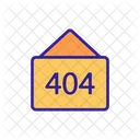 404 Fehler  Symbol