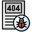 404 Fehler Fehlerdatei Fehler Symbol