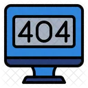 404 Fehler Fehler Warnung Symbol