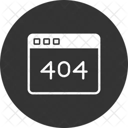 404 Fehler  Symbol