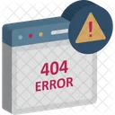 404 Fehlermeldung 404 Nicht Gefunden Http 404 Symbol