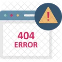 Mensaje De Error 404 404 No Encontrado Http 404 Icono