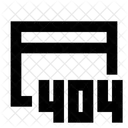 404 Not Found Icon
