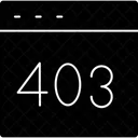 404 Website Error Error 404 Icon