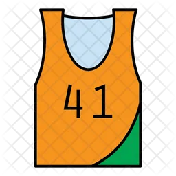 41 Number Jersey  Icon