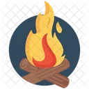 Campfire Bonfire Combustion Icon