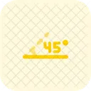 45-Grad-Winkel  Symbol