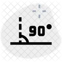 45-Grad-Winkel  Symbol