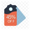 45% off tag  Icon