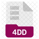 4 Dd File Format Icon