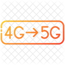 5 G 4 G Network Icon