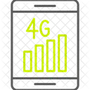4 G 네트워크 연결 네트워크 아이콘