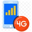 4G Mobile  Icon