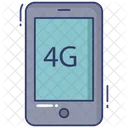 Móvil 4g  Icono