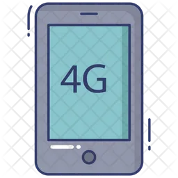 Móvil 4g  Icono