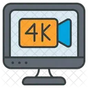 Monitor Label Television Symbol