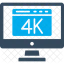 4 K 4 K Film 4 K Movie Symbol