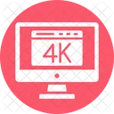 4k Display  Icon