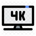 4k-Fernsehen  Symbol