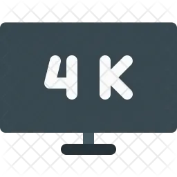 4k-Fernseher  Symbol