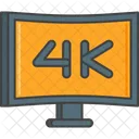 4k-Film  Symbol