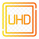 4 K Uhd Ultra High Definition Icon