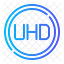 4 K Uhd Ultra High Definition Icon