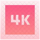 4 K Video Background Icon