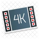 4 K Video Movie Icon