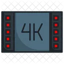 4 K Video Movie Icon