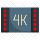 4 K Video Movie Icon