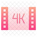 4 K Video Movie Icon