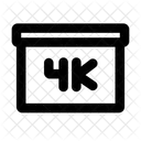 4k  Icon