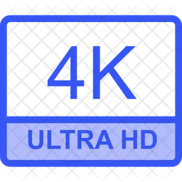 4k Qualität  Symbol