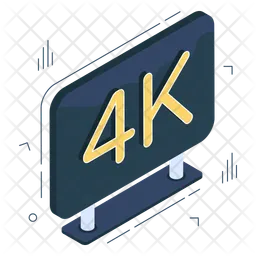 4k Resolution  Icon