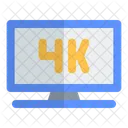 4 K Television 4 K Tv Icon