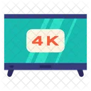 4K Tv  Icon