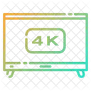 4K TV  아이콘