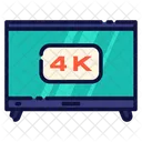 K Tv Tv Television Icon