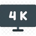Uhd Television 4 K Icon