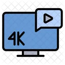 4 K Video Video Movie Symbol