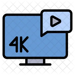 4k video  Icon