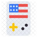 4th July Gamepad Portable Game Device Game Console Icon