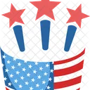 Th July Us Independence Cake Icon