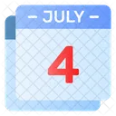 4th of July  Icon