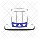 4th Of July Hat Independence Day Usa Patriotism Symbol