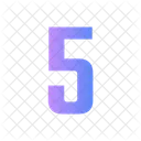 Numero Cinco 5 Numero Icono