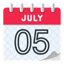 5 de julho  Ícone