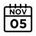 5 de noviembre  Icono