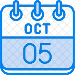 5 de octubre  Icono